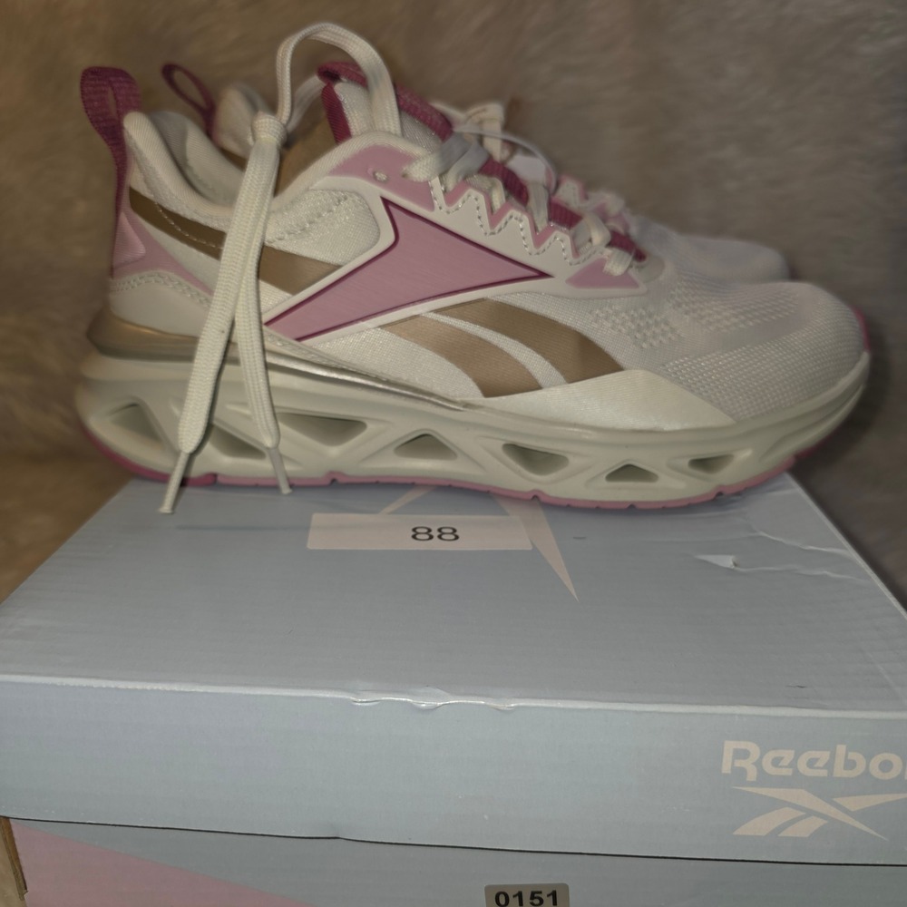 Reebok Soleus Run Women's 9 Cream Pink Tan Running Shoes AR30319W-CQP NWT